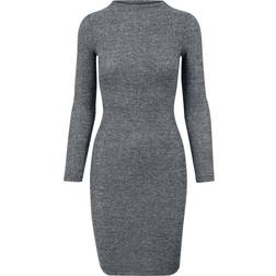 Urban Classics Classic Basic Rib Dress - Schwarz