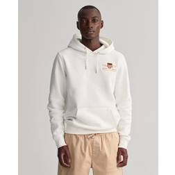 Gant Herr Archive Shield hoodie Beige