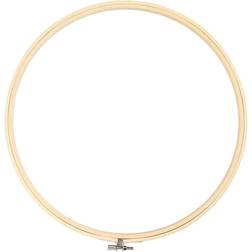 Creativ Company Stickrahmen Rund Ø 30 cm Braun