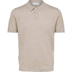 Selected Merinould Polo Beige