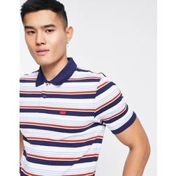 Levi's Housemark poloshirt med slank pasform Multifarve Naval Academy