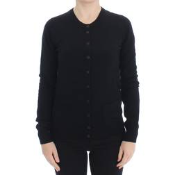 Dolce & Gabbana Uld Cardigan Sweater Black