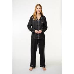 Triumph Ccdk Josephine Pyjamas Sæt 621417 4600, Farve: Sort, Størrelse: XXL, Dame