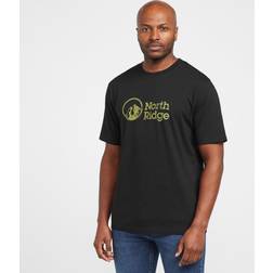 North Ridge North Ridge Men's Terrain Logo Tee, Black