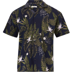 Jack & Jones Jprblatt Ropic Resort Shirt Perfect Navy/Print