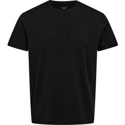 Panos Emporio Bamboo Organic Cotton Blend T-Shirt - Black