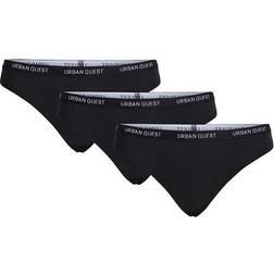 Triumph Urban Quest 3-Pack Bamboo G-String - Black