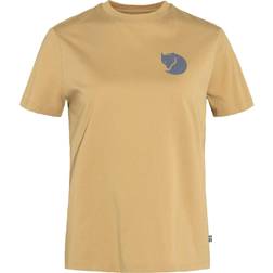 Fjällräven Women's Fox Boxy Logo Tee T-shirt XXS, sand