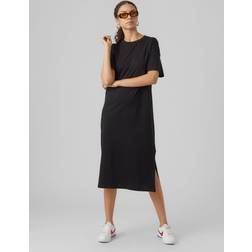 Vero Moda Molly Oversize Calf Dress Black