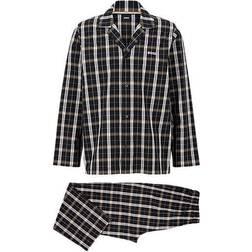 HUGO BOSS Urban Checked Pyjama Set Black/Beige