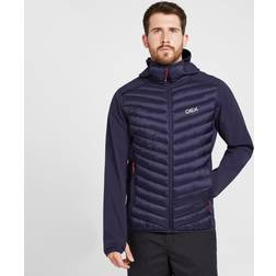 OEX Men's Ulsta Hybrid Full Zip Jacket, Navy