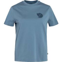 Fjällräven Women's Fox Boxy Logo Tee T-shirt XXS, blue