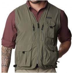 Columbia Men's Silver Ridge Utility Vest - Stone Green