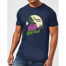 Universal Monsters Universal Monsters The Wolfman Retro Men's T-Shirt Navy