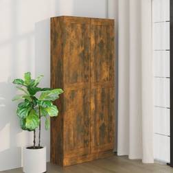 vidaXL À Livres Chêne Fumé 82,5x30,5x185,5 cm Armoire