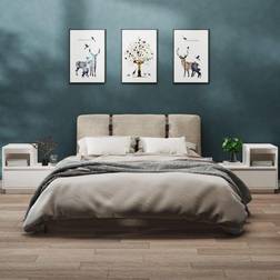 vidaXL 2 stk. Sengebord