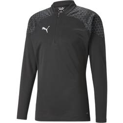 Puma TeamCup Training 1/4 Zip Top - Grau/Schwarz/Weiß