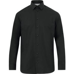 Selected Homme Black Cotton Long Sleeve Shirt - Black