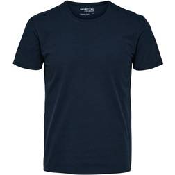 Selected Klassiska T-shirt Blå