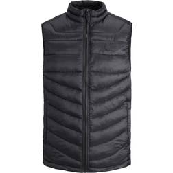 Jack & Jones Hero Puffer Bodywarmer Gilet Black