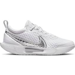 Nike Court Zoom Pro W - White/Metallic Silver