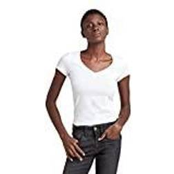 G-Star Base V-Neck Cap Sleeve T-Shirt Women's - Bianco