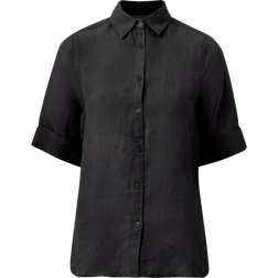 Lexington Paitapusero Reign Linen Short Sleeve Shirt - Sininen