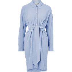 Selected Robe Chemise Femme Bleu