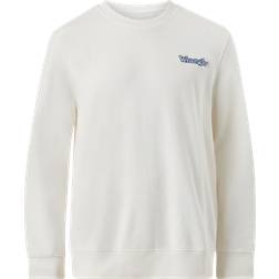 Wrangler Graphic Crew Tröjor Worn White