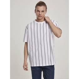 Urban Classics Camiseta de Rayas Oversize Classic - Blanc