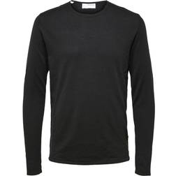 Selected Langærmet Pullover Sort