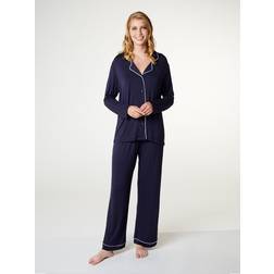 Triumph Ccdk Joy Pyjamas Sæt 621415 4060, Farve: Blå, Størrelse: XXL, Dame