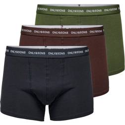 Only & Sons 3-pak Boxershorts