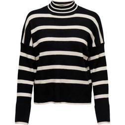 Only Ibi Pullover - Schwarz/Weiß