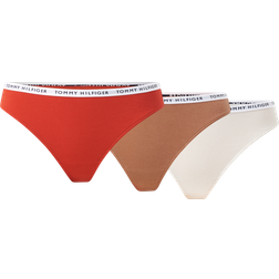 Tommy Hilfiger Recycled Essentials Thong - Natuur/Rood