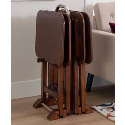 Linon Burke Folding Tray Table