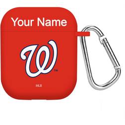 Artinian Washington Nationals Personalized Silicone AirPods Case Cover