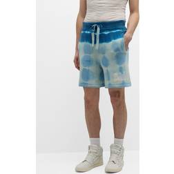 Amiri Blue Tie-Dye Shorts Blue