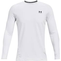 Under Armour Men's ColdGear Fitted Crew Shirt White/Black