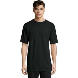 Hanes Heren Tall Beefy-T - charcoal heather