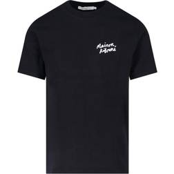 Maison Kitsuné Mini Handwriting Tee Black