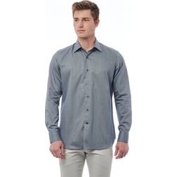 Bagutta Black Cotton Men's Shirt