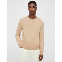 Theory Brown Hilles Sweater ELK/STONE WHITE