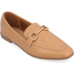 Journee Collection Womens Mizza Loafer Tan 5.5M