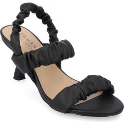 Journee Collection Womens Amaree Sandal Black 5.5M