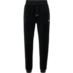 HUGO BOSS Velour Tracksuit Bottom's - Black