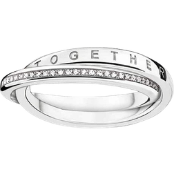 Thomas Sabo Forever Together Ring - Silver/Diamonds