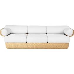 GUBI Basket 3 Seater Rattan Lorkey 40 Sofa