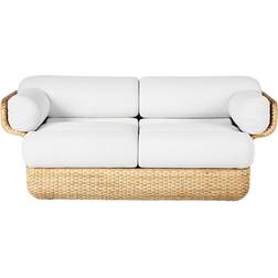 GUBI Basket 2-Seater Rattan Lorkey 40 Sofa