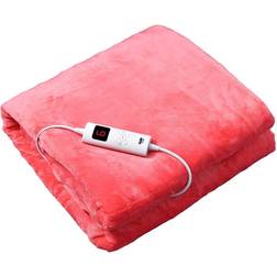 GlamHaus Heated Blankets Pink